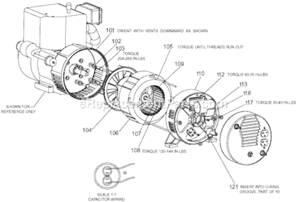 Page C Diagram and Parts List for GHV4250C Type 0 DeVilbiss Generator
