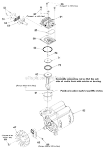 Page B Diagram and Parts List for IRF420 Type 0 DeVilbiss Compressor