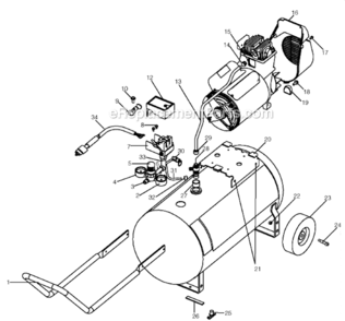 Part Location Diagram of D28993 Porter Cable Shim .020 Thick Perm