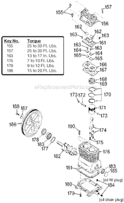 Page B Diagram and Parts List for IRL5G20 Type 0 DeVilbiss Compressor