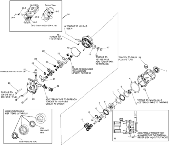 Page A Diagram and Parts List for MH5500H Type 3 DeVilbiss Pressure Washer