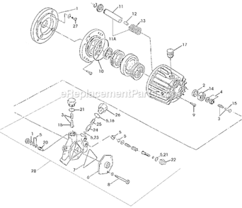 Page A Diagram and Parts List for WG2022 Type 0 DeVilbiss Pressure Washer