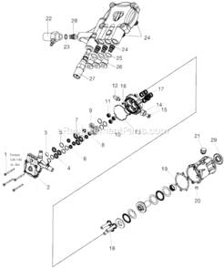 Page A Diagram and Parts List for WGCH2225 Type 0 DeVilbiss Pressure Washer