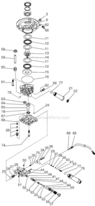 Page A Diagram and Parts List for WGV1520 Type 2 DeVilbiss Pressure Washer