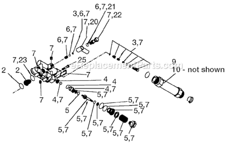 Page B Diagram and Parts List for WGV1721 Type 0 DeVilbiss Pressure Washer