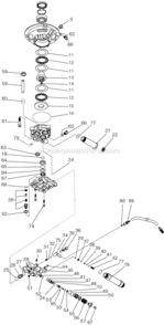 Page A Diagram and Parts List for WGV2020 Type 2 DeVilbiss Pressure Washer