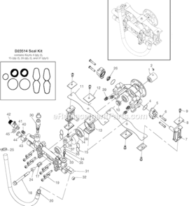 Page A Diagram and Parts List for WVR2120 Type 0 DeVilbiss Pressure Washer