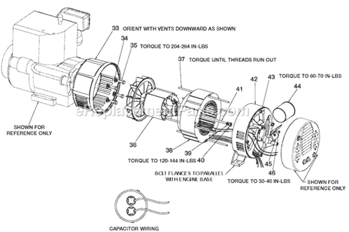 Page C Diagram and Parts List for EXGHV4510 Type 0 DeVilbiss Generator
