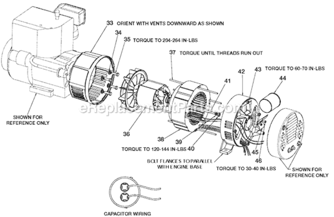 Page C Diagram and Parts List for EXGHV4510 Type 1 DeVilbiss Generator