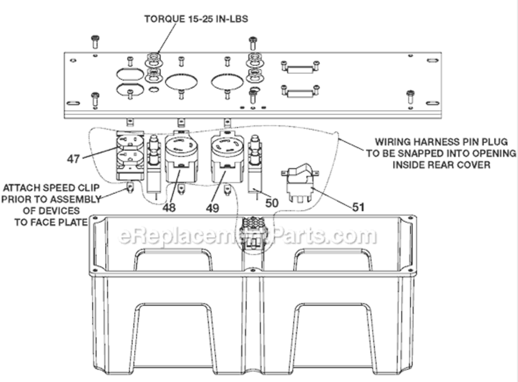 Page D Diagram and Parts List for EXGHV4510 Type 1 DeVilbiss Generator
