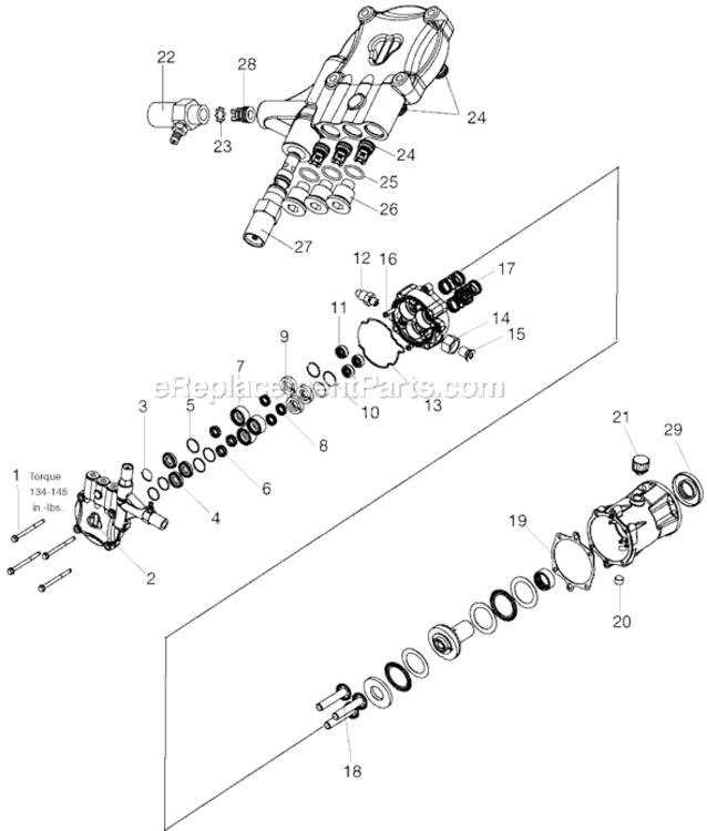 Page A Diagram and Parts List for EXPH2225HD Type 0 DeVilbiss Pressure Washer