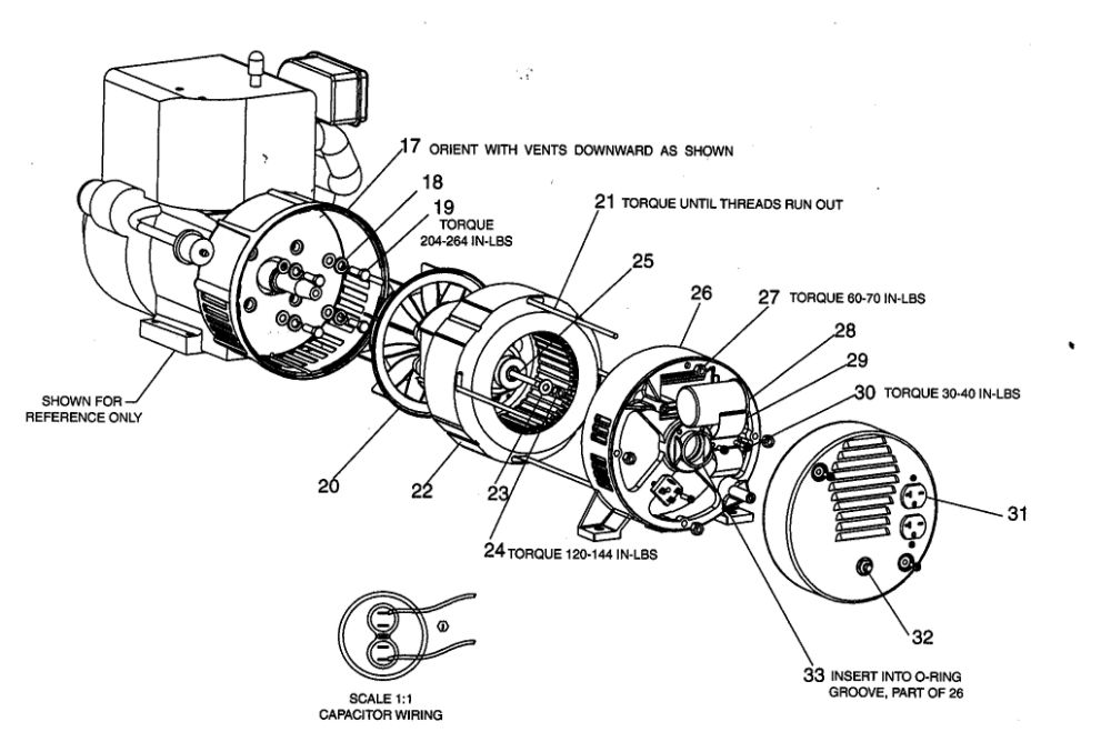Engine Diagram and Parts List for CGTP3000  DeVilbiss Generator
