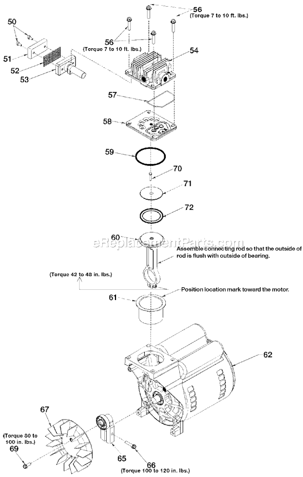 Page B Diagram and Parts List for FB5520VP-WK Type 0 DeVilbiss Compressor