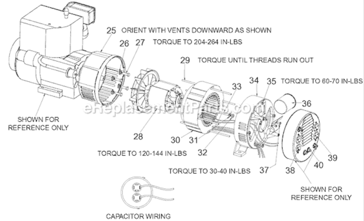 Page B Diagram and Parts List for GB4000 Type 1 DeVilbiss Generator