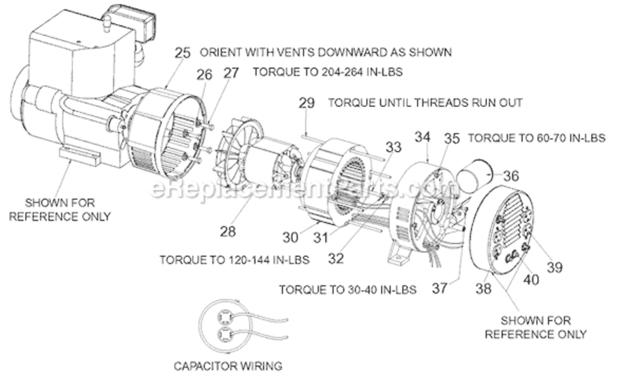 Page B Diagram and Parts List for GB4010 Type 0 DeVilbiss Generator