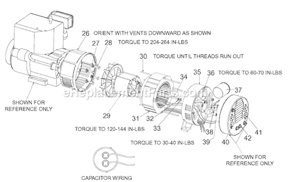 Page B Diagram and Parts List for GB4010 Type 1 DeVilbiss Generator