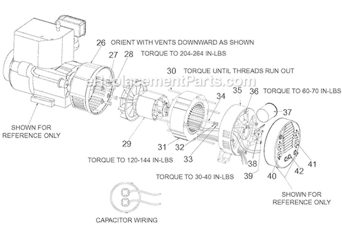 Page B Diagram and Parts List for GB5000-WK Type 2 DeVilbiss Generator