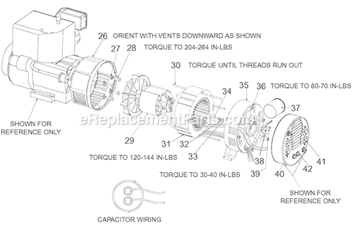 Page B Diagram and Parts List for GB5000S1 Type 2 DeVilbiss Generator