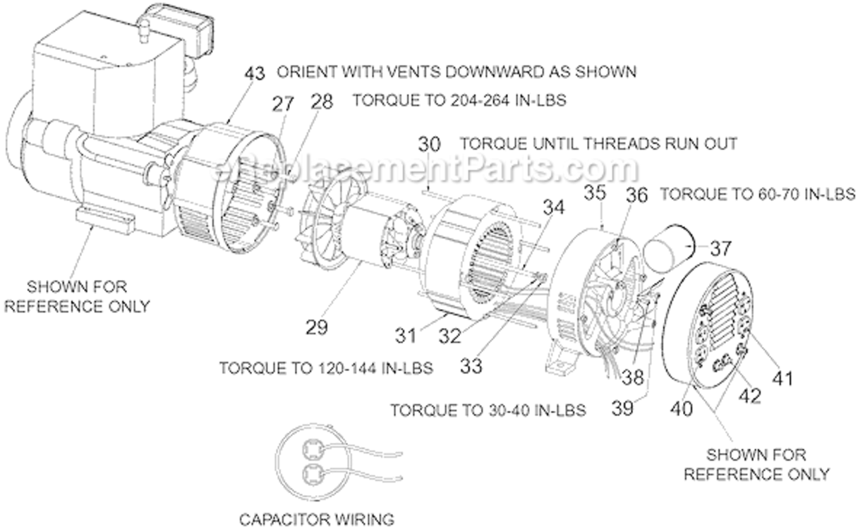 Page B Diagram and Parts List for GB5000S1 Type 3 DeVilbiss Generator
