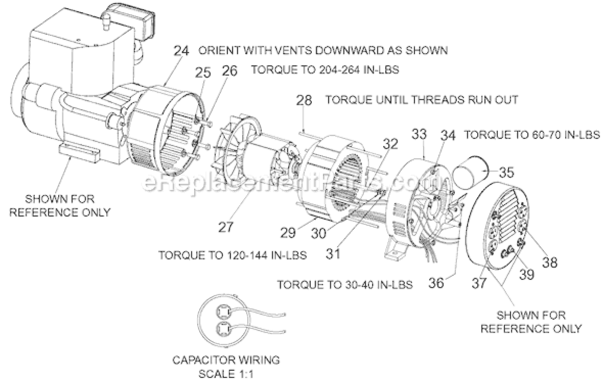 Page B Diagram and Parts List for GB5000 Type 0 DeVilbiss Generator