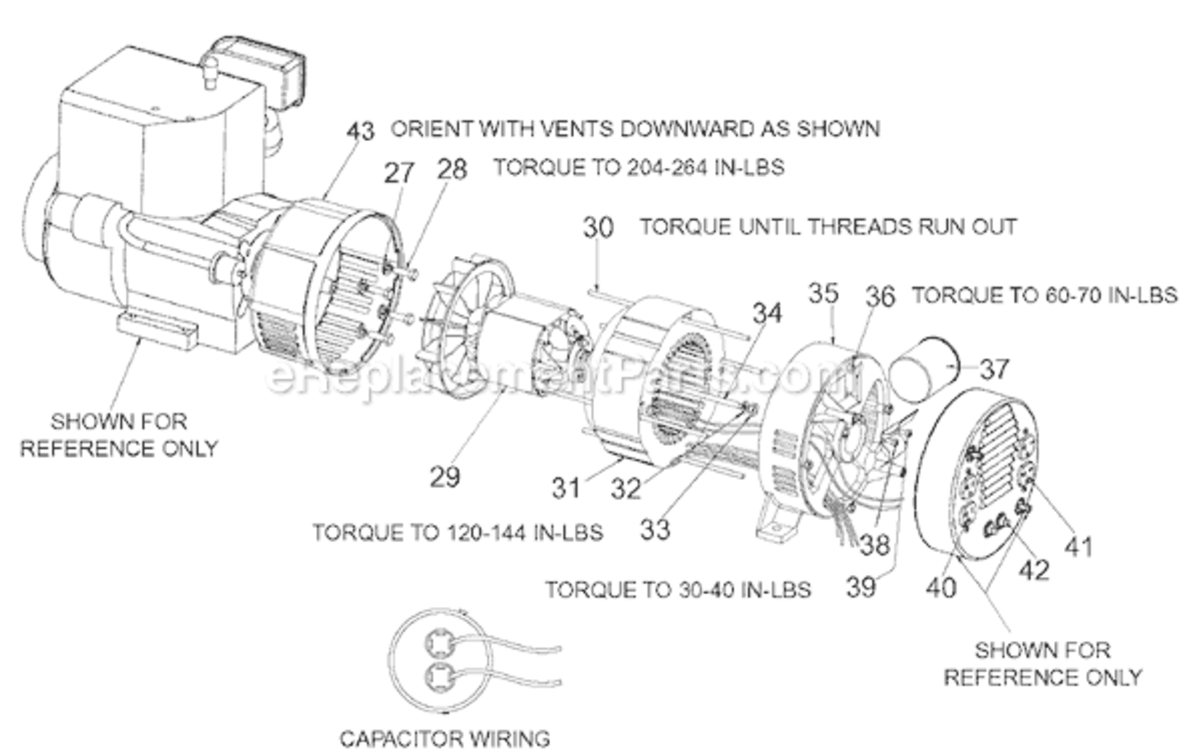 Page B Diagram and Parts List for GB5000 Type 3 DeVilbiss Generator