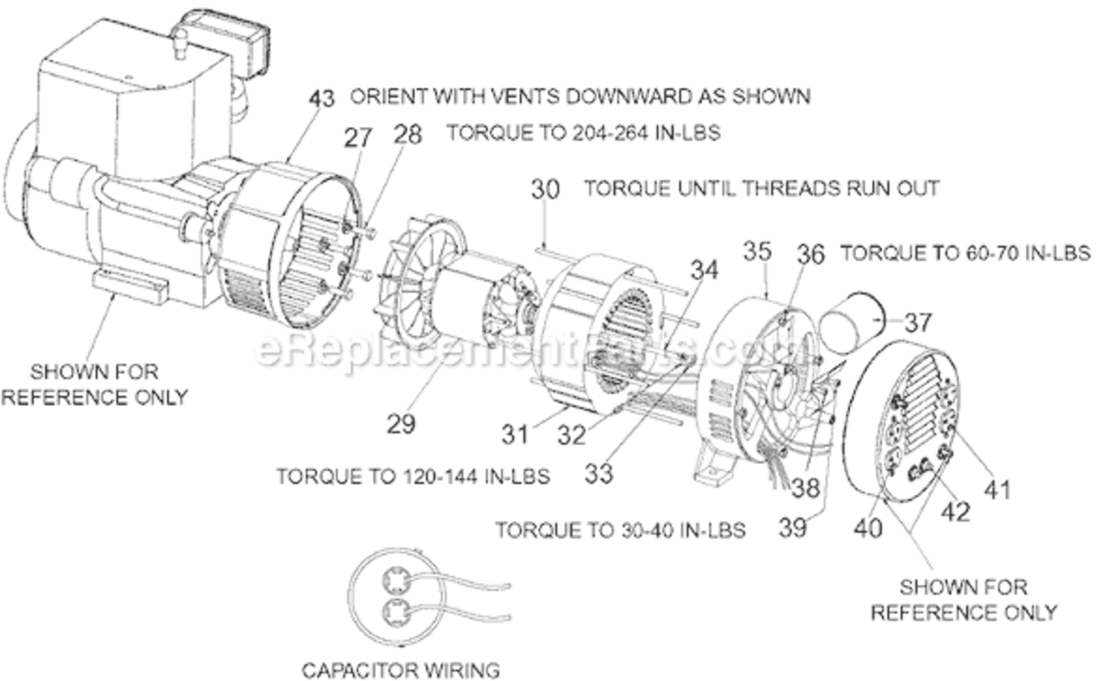 Page B Diagram and Parts List for GB5000 Type 4 DeVilbiss Generator
