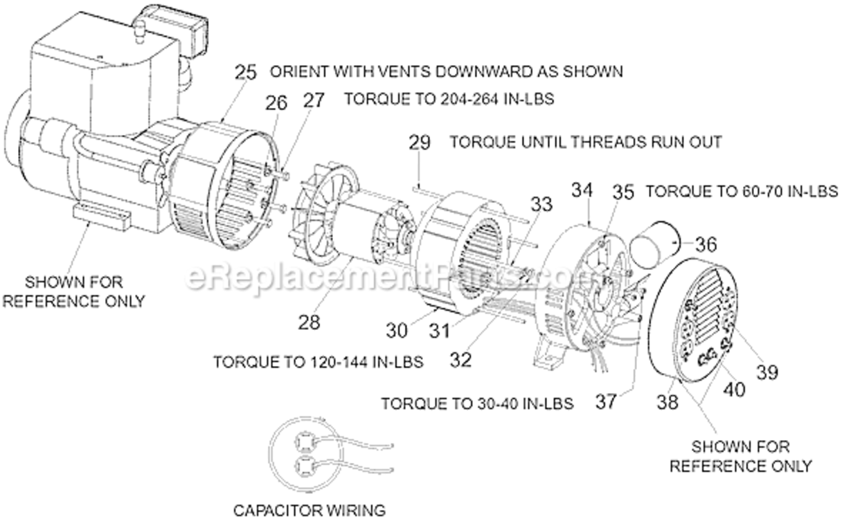 Page B Diagram and Parts List for GB5010 Type 0 DeVilbiss Generator