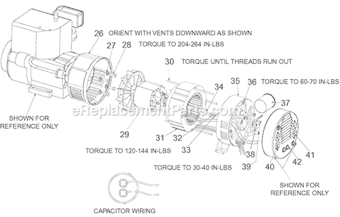 Page B Diagram and Parts List for GB5010 Type 1 DeVilbiss Generator