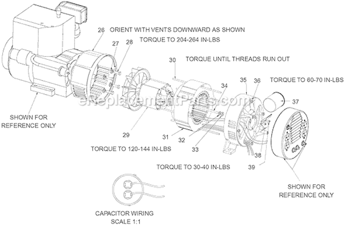 Page B Diagram and Parts List for GBE4010 Type 1 DeVilbiss Generator