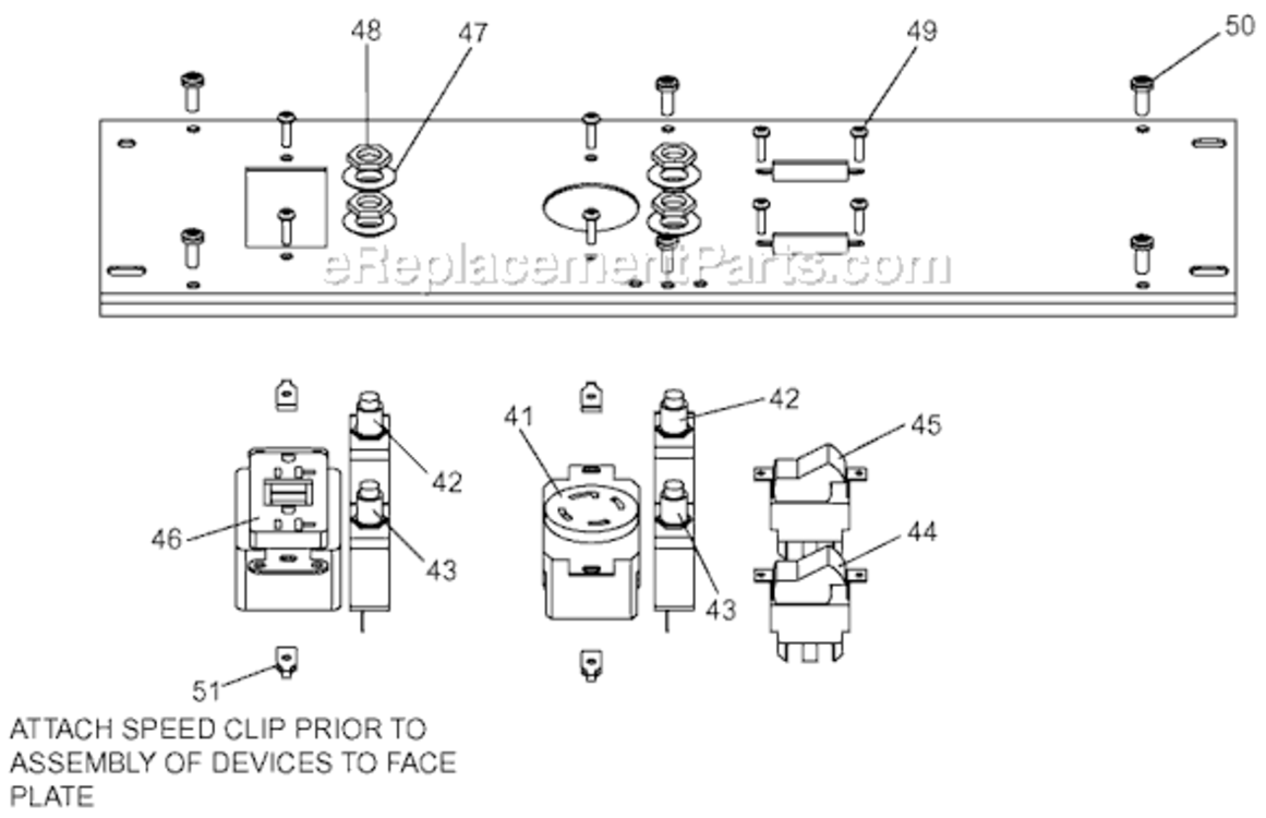 Page D Diagram and Parts List for GBFE6010 Type 1 DeVilbiss Generator
