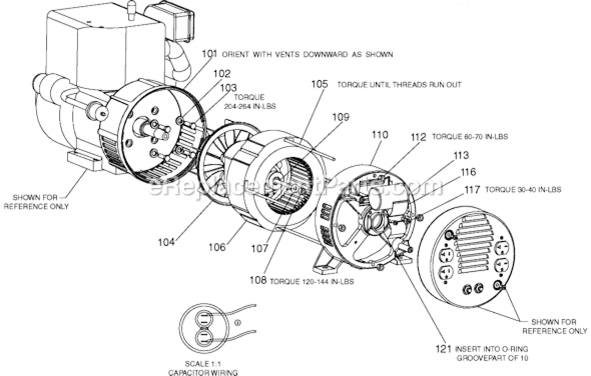 Page C Diagram and Parts List for GBO5250-WK Type 0 DeVilbiss Generator