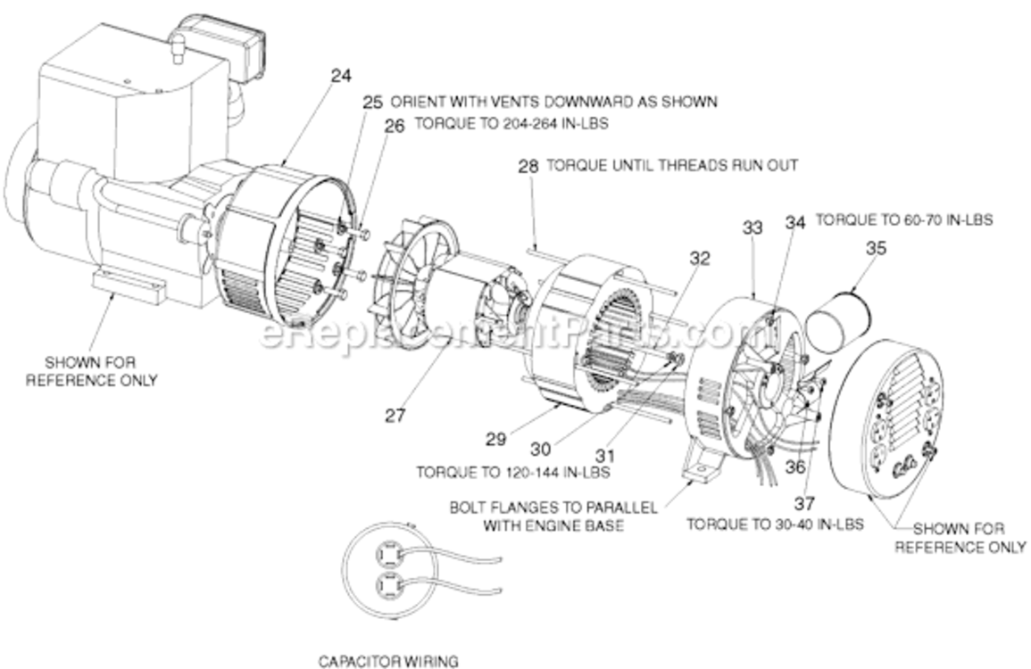 Page C Diagram and Parts List for GBV5000 Type 0 DeVilbiss Generator