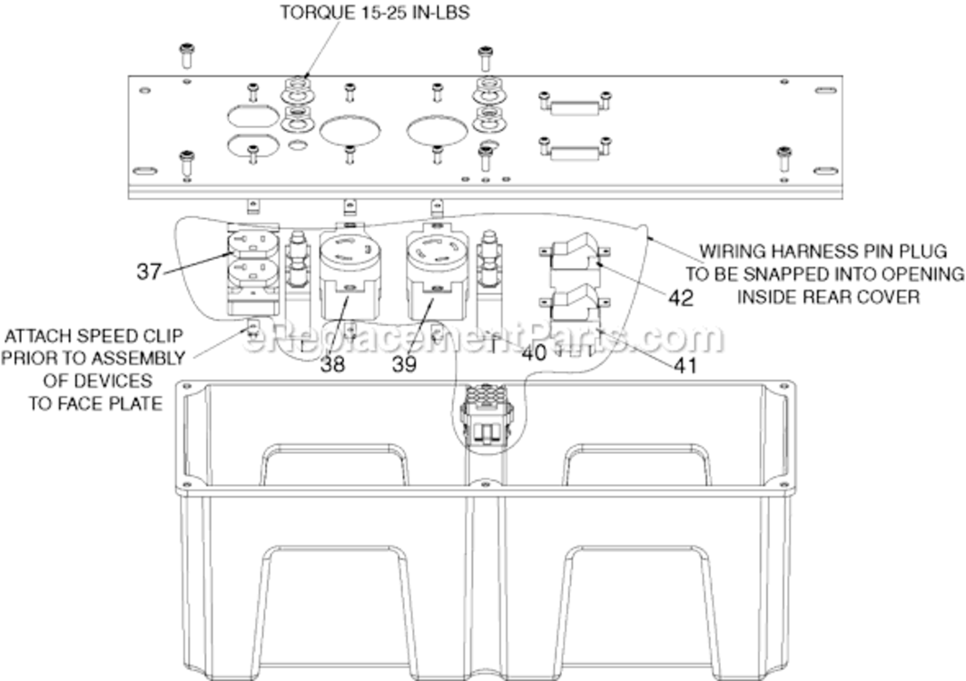 Page D Diagram and Parts List for GBV5000 Type 1 DeVilbiss Generator
