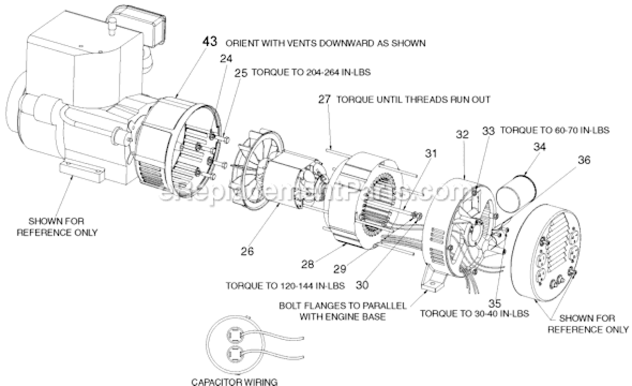Page C Diagram and Parts List for GBV5000 Type 2 DeVilbiss Generator