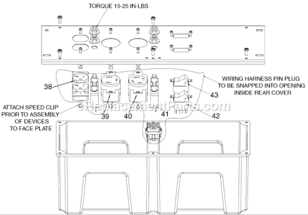 Page D Diagram and Parts List for GBV7000S1 Type 3 DeVilbiss Generator