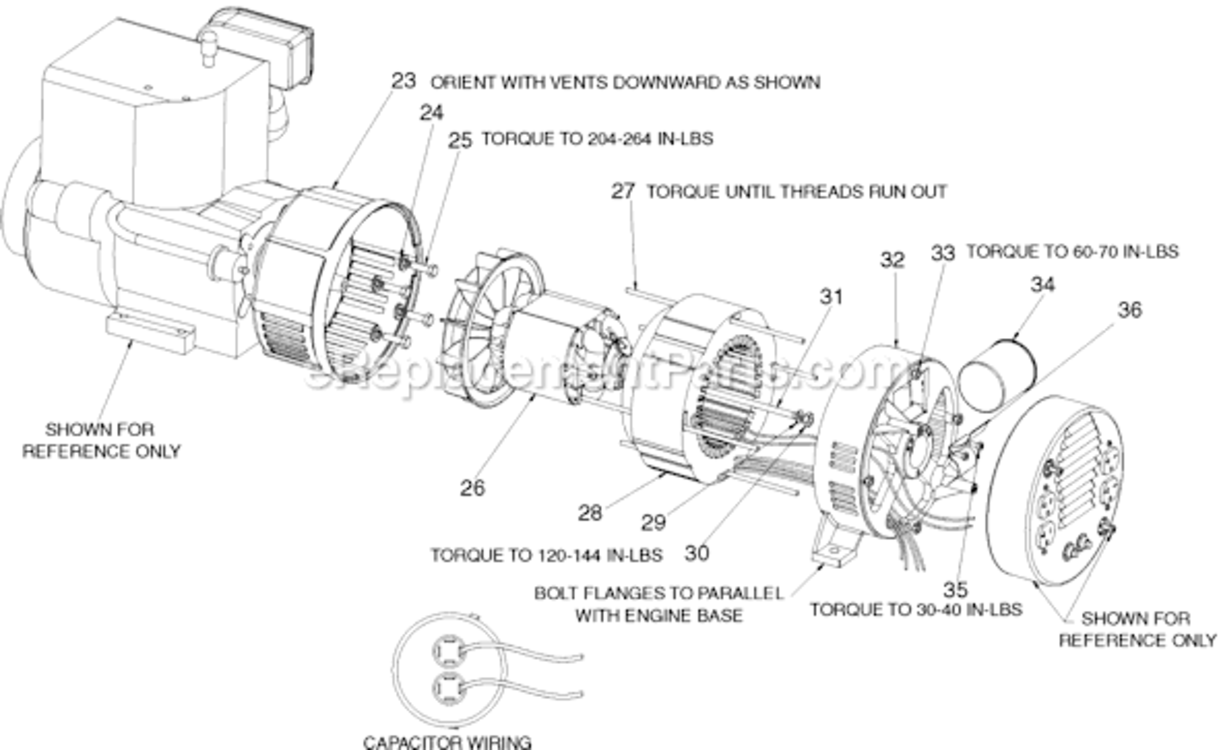 Page C Diagram and Parts List for GBV7000 Type 0 DeVilbiss Generator
