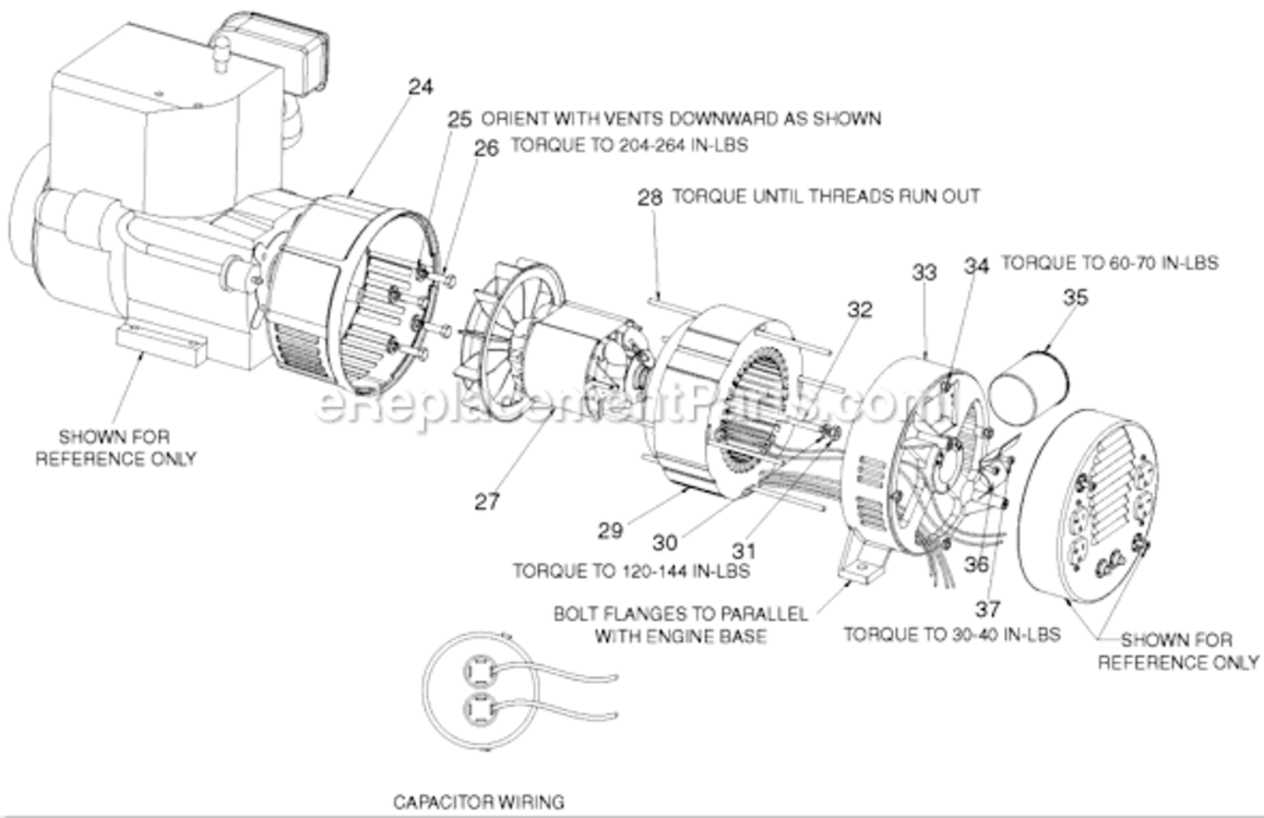 Page C Diagram and Parts List for GBV7010 Type 0 DeVilbiss Generator