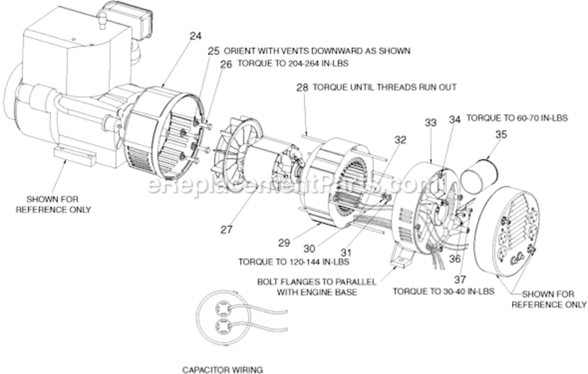 Page C Diagram and Parts List for GBV7010 Type 1 DeVilbiss Generator