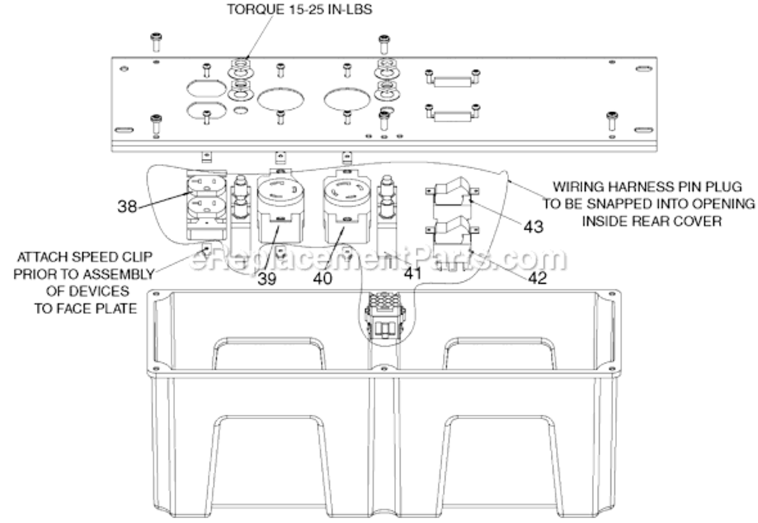 Page D Diagram and Parts List for GBV7010 Type 2 DeVilbiss Generator