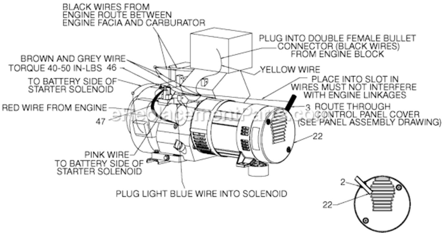 Page B Diagram and Parts List for GBVE7500-WK Type 0 DeVilbiss Generator