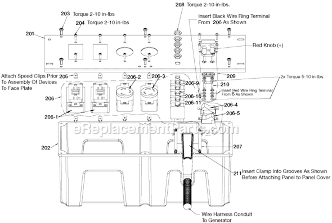 Page D Diagram and Parts List for GBVE7500-WK Type 0 DeVilbiss Generator
