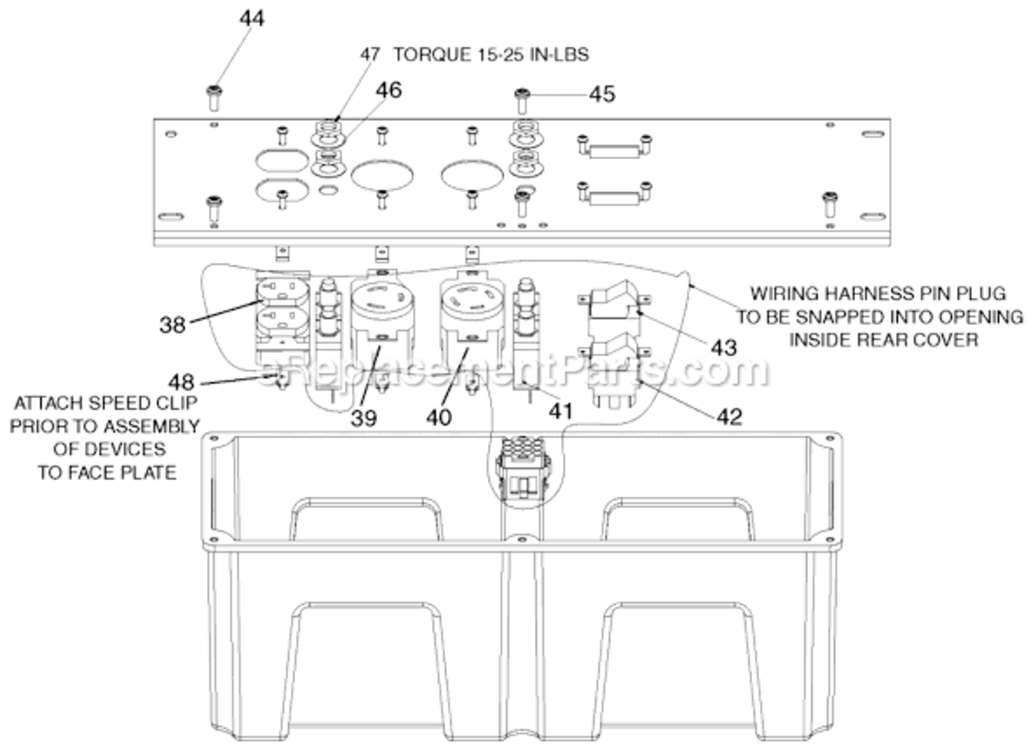 Page D Diagram and Parts List for GBVE8000-WK Type 0 DeVilbiss Generator