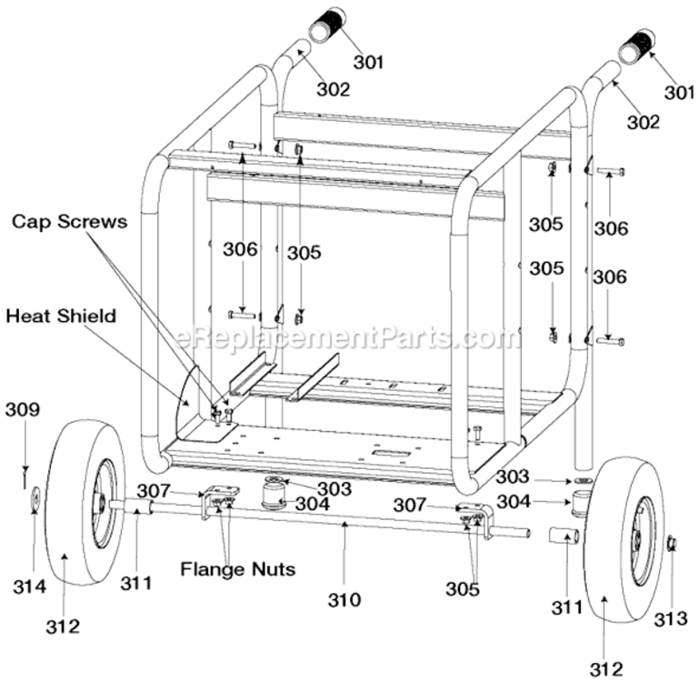 Page E Diagram and Parts List for GHE10000-WK Type 1 DeVilbiss Generator