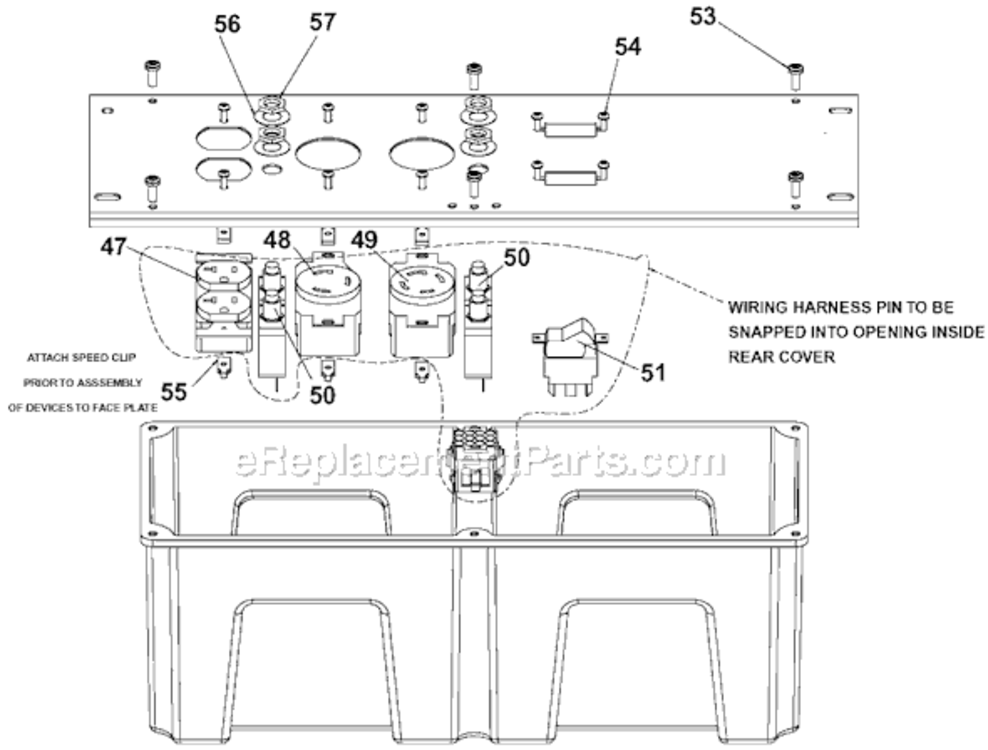 Page D Diagram and Parts List for GHV4250C Type 0 DeVilbiss Generator