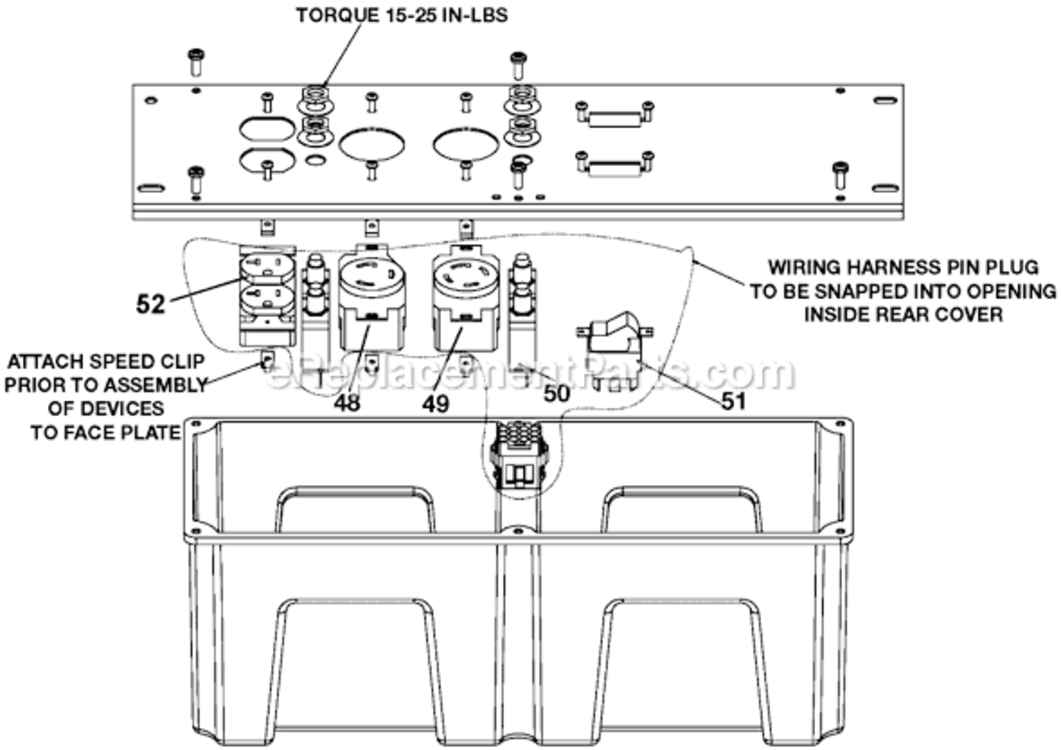 Page D Diagram and Parts List for GHV4500 Type 4 DeVilbiss Generator