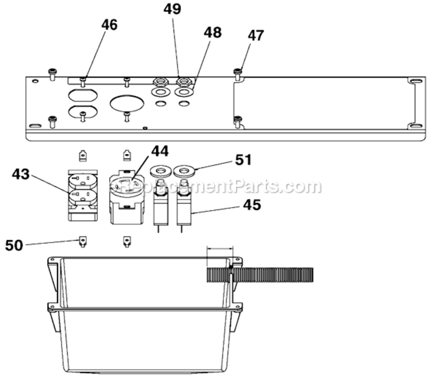Page C Diagram and Parts List for GT5250 Type 1 DeVilbiss Generator