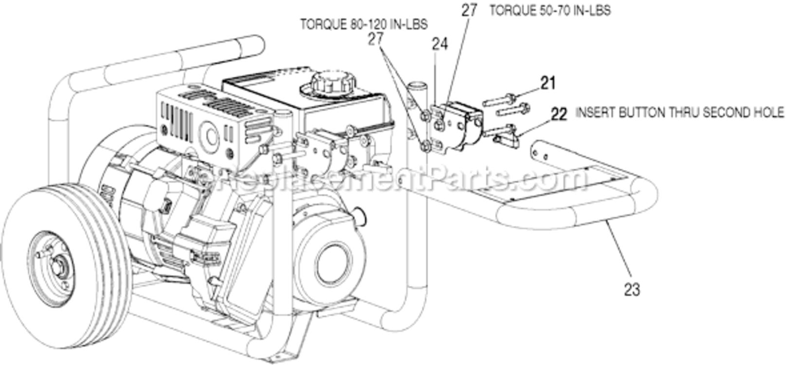 Page B Diagram and Parts List for PGN350 Type 0 DeVilbiss Generator