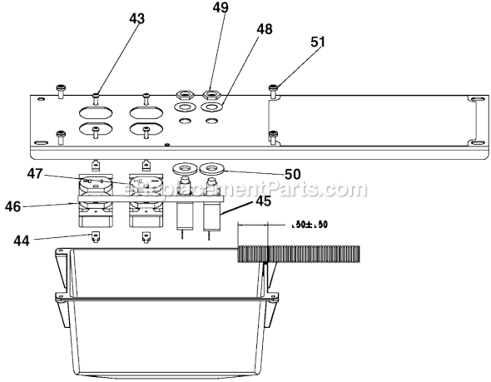 Page C Diagram and Parts List for PGT5010 Type 0 DeVilbiss Generator