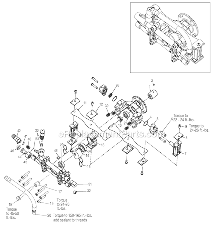 Page A Diagram and Parts List for S2000 Type 0 DeVilbiss Pressure Washer