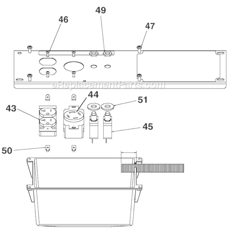 Page B Diagram and Parts List for T525 Type 0 DeVilbiss Generator